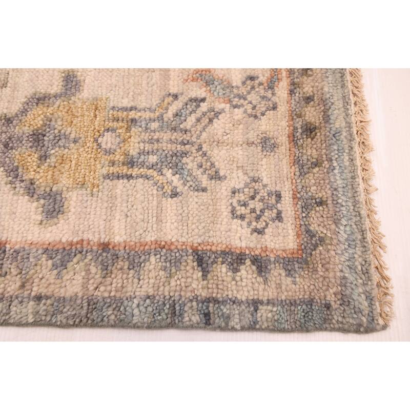 ECARPETGALLERY Hand-knotted Jules Serapi Light Denim Blue Wool Rug - 8'11 x 11'8