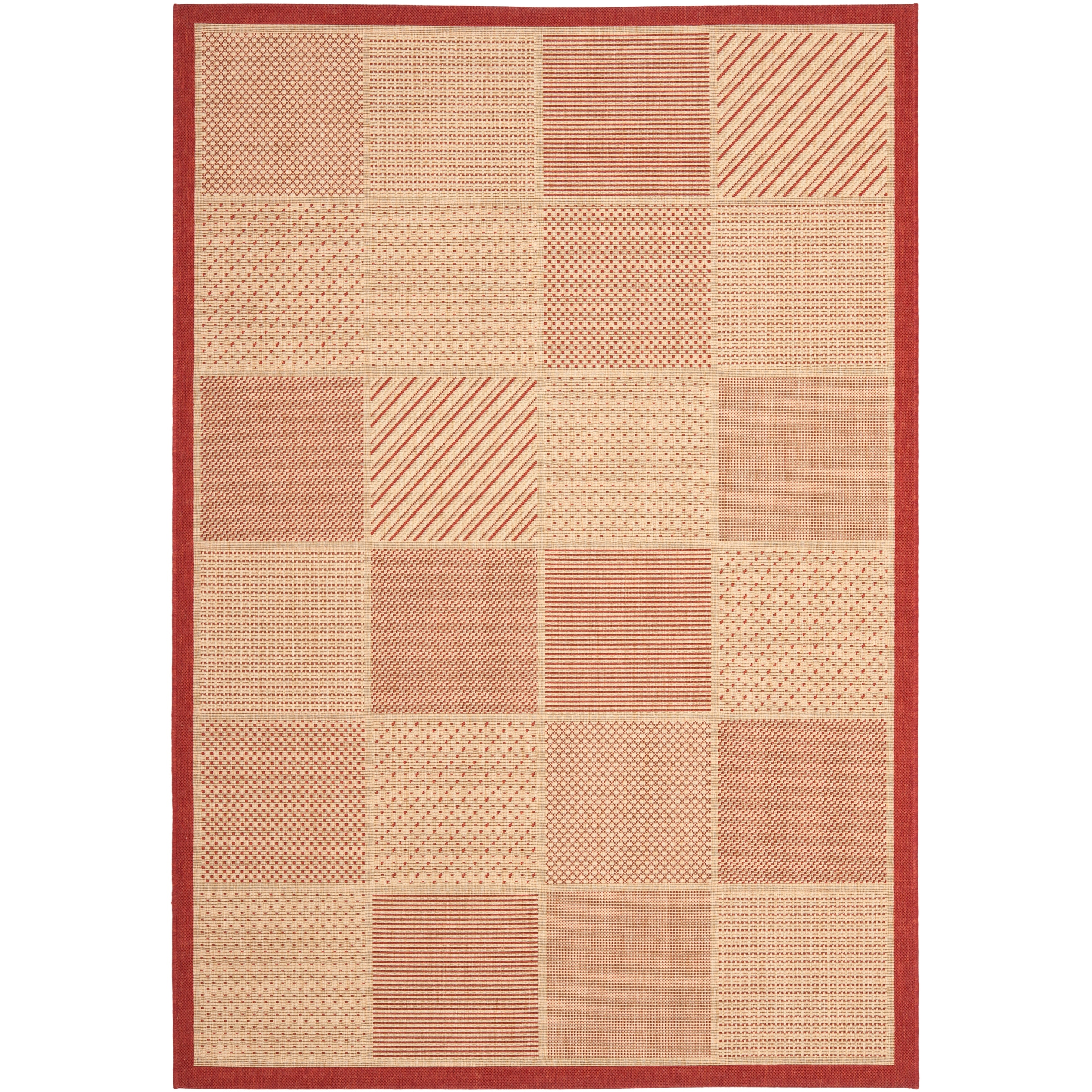 SAFAVIEH Courtyard Marlene Indoor/ Outdoor Waterproof Patio Backyard Rug