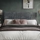 preview thumbnail 5 of 35, CraftPorch Corduroy Modern Upholstered Pleated Velvet Headboard