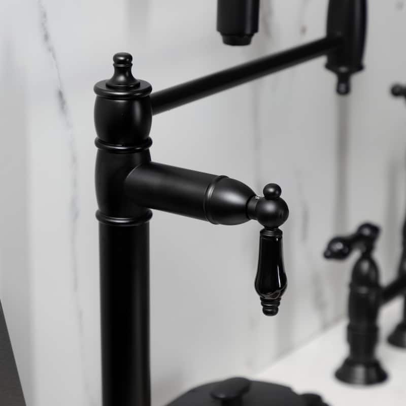 Kingston Brass Duchess Two-Handle 1-Hole Deck Mount Pot Filler Faucet