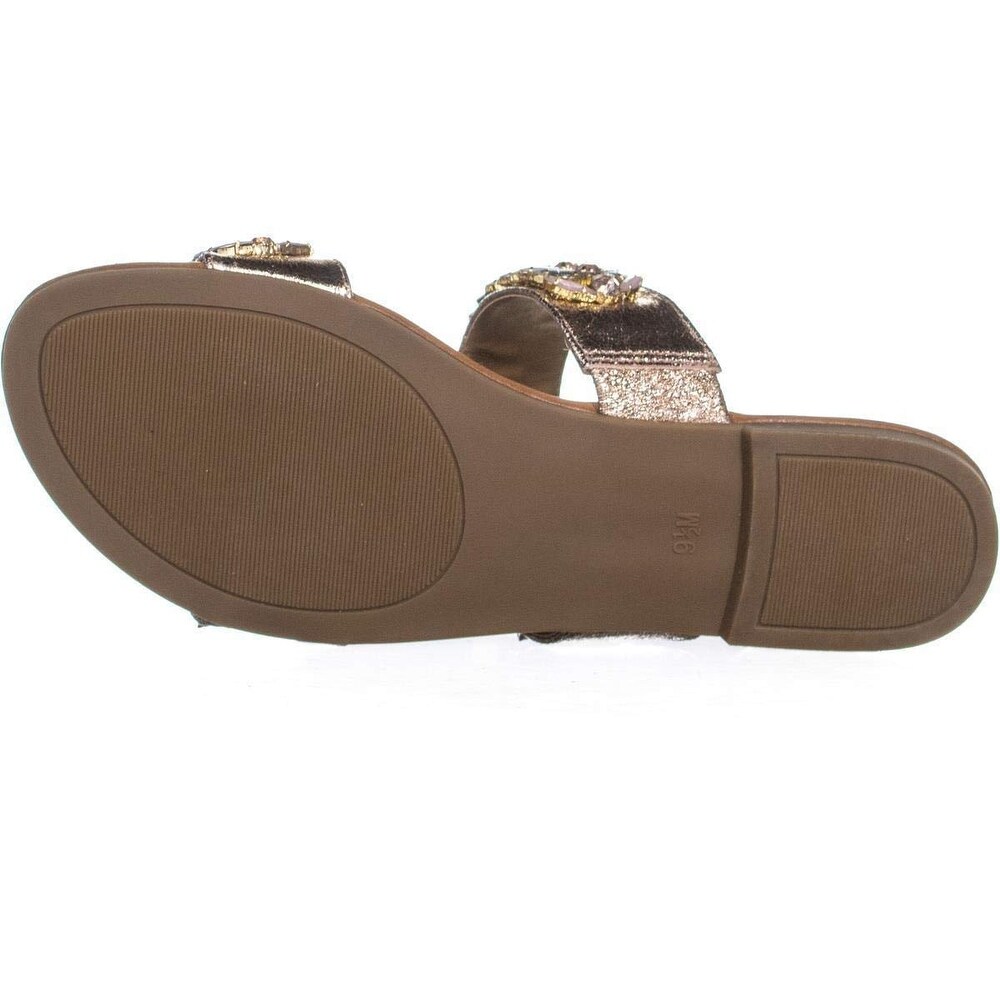 rose gold guess sandals