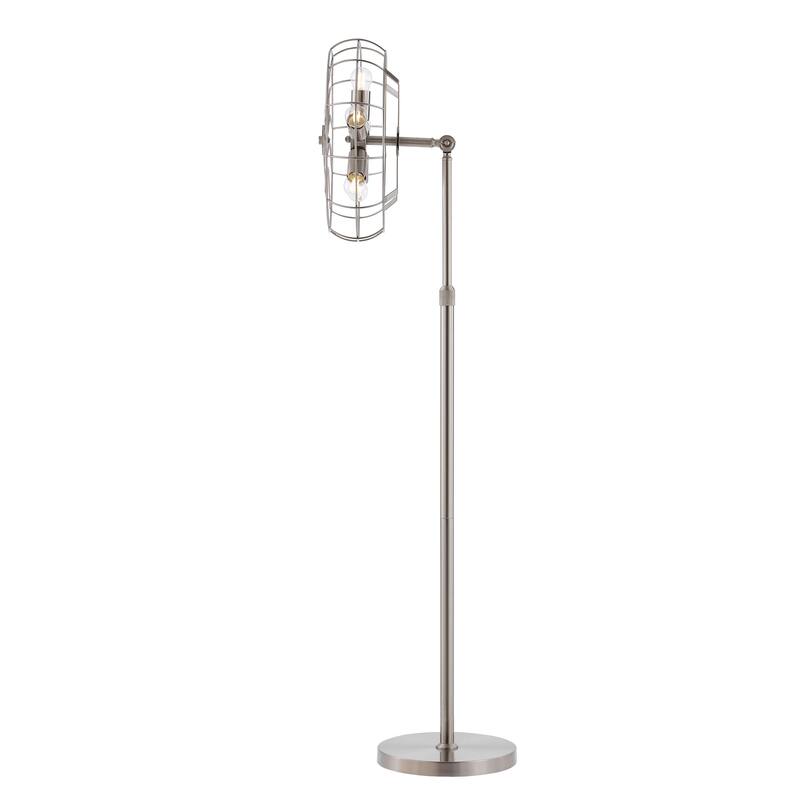 GetLedel 62" Industrial 5-Light Caged Floor Lamp