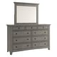 preview thumbnail 13 of 32, Ediline 9-Drawer Wood Modular Storage Dresser and Mirror by iNSPIRE Q Classic