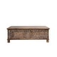preview thumbnail 1 of 32, The Curated 17th Century Trunk Solid wood hand-carved 48" Coffee Table - 48 x 24 x 17 (H) Coffee