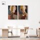 preview thumbnail 36 of 59, Contemplation Dialogue Abstract Art Set Canvas Print by Art Remedy