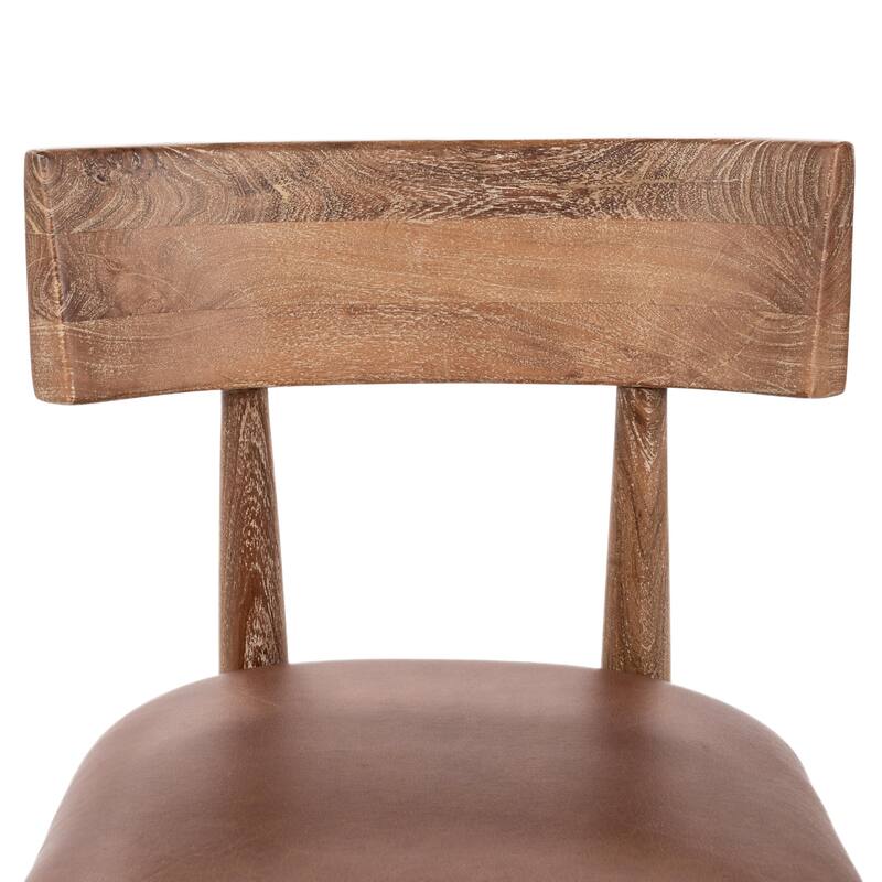 Alvaro Set of 2 Acacia Wood Dining Chairs