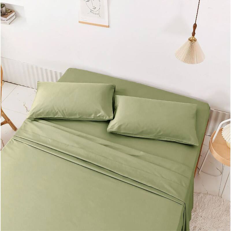 Sage Green Luxury Extra Soft Deep Pocket Fresh Breathable Sheet Set