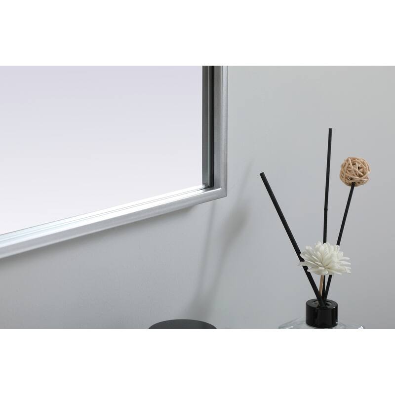 Indigo Home Metal Frame Arch Mirror 30x36 Inch