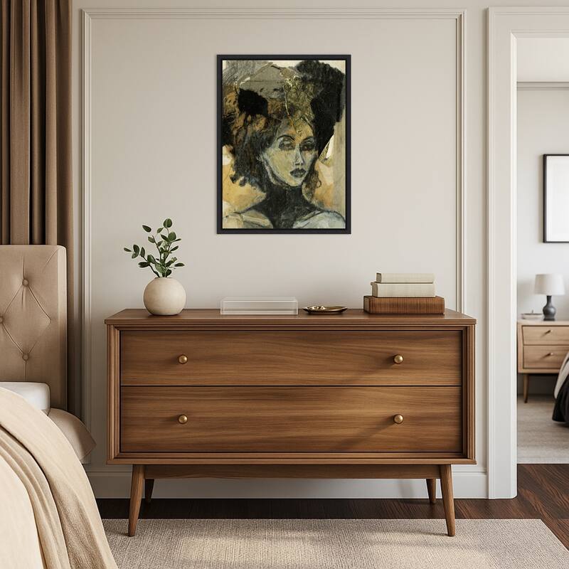 Ethereal Gaze by Ute Rathmann (18 x 24 in.), Framed Canvas Wall Art Print