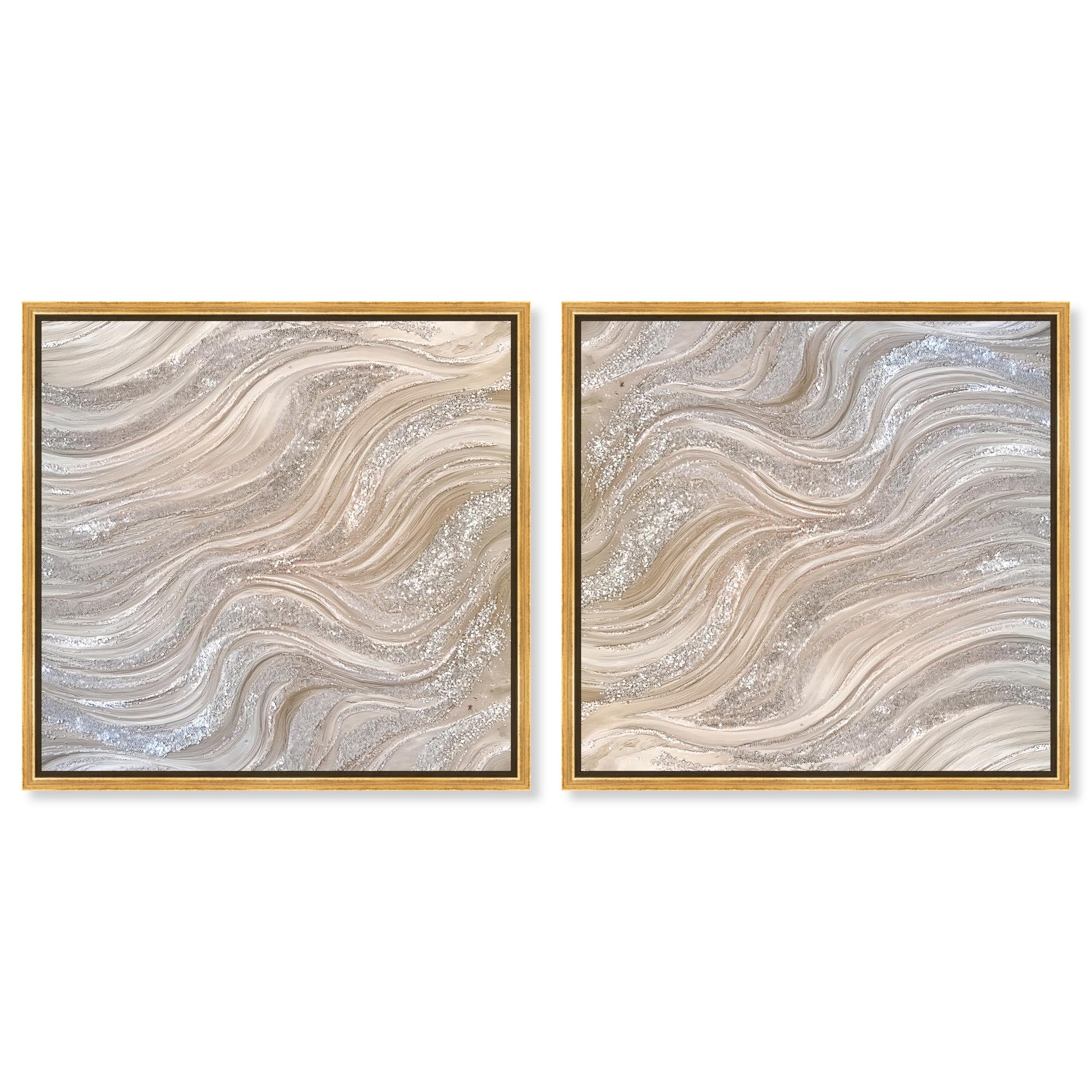 Golden Tears II Canvas by Art Remedy