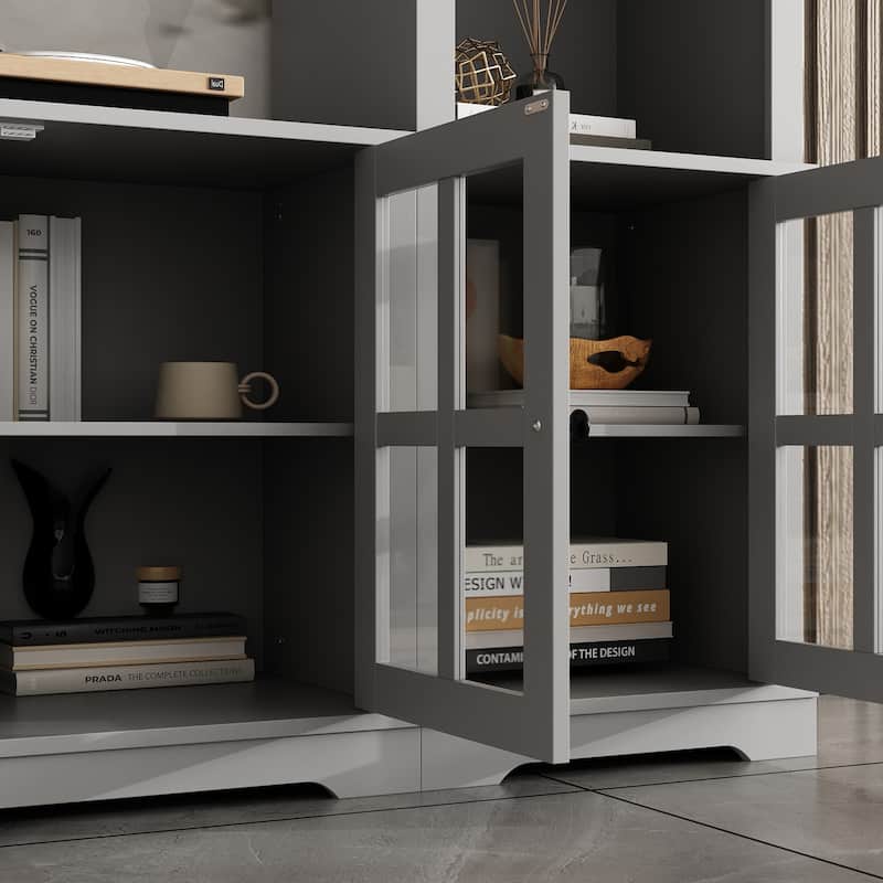 Wall Unit Entertainment Center Bookshelves TV Stand Display End Tables