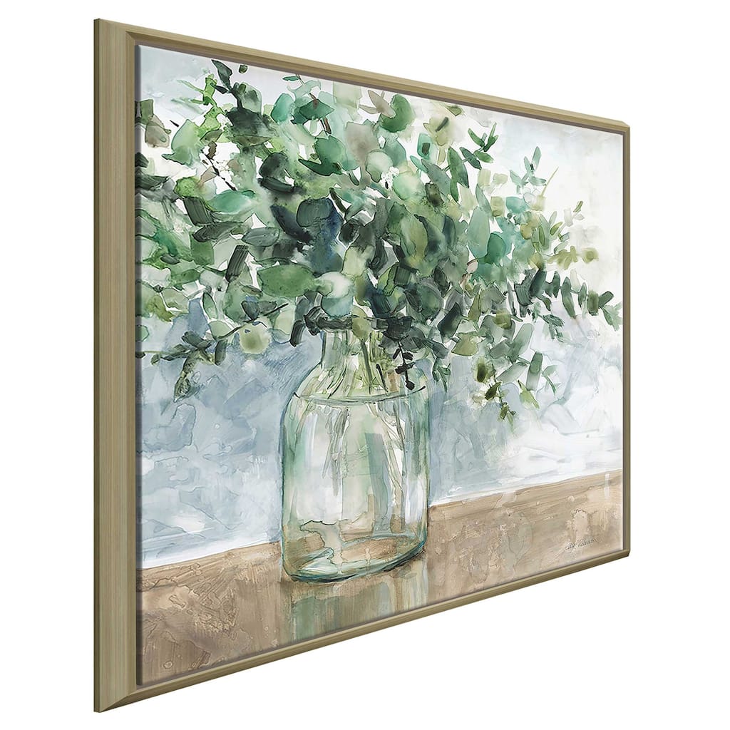 "Eucalyptus Bouquet" Print on Floating Canvas
