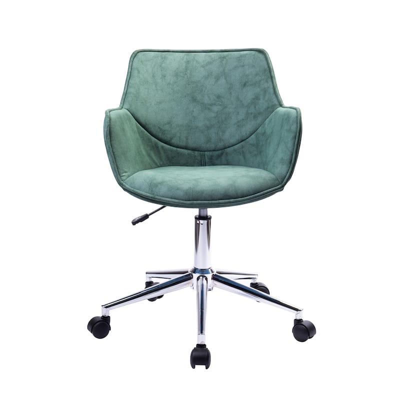 Porthos Home Xen Adjustable Office Chair, Microfiber, Chrome Base