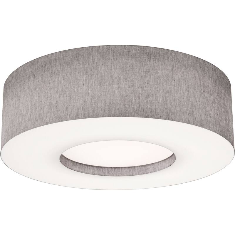 AFX MCF3044MB Montclair 4 Light 30" Wide Flush Mount Drum Ceiling - Grey / White