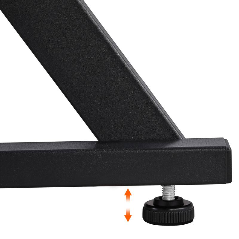 Yaheetech Minimalist Drafting Table with Adjustable Tabletop & Pencil Ledge, White