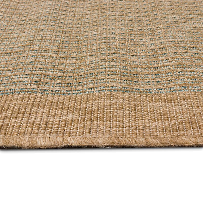 Liora Manne Sahara Texture Border Indoor/Outdoor Rug