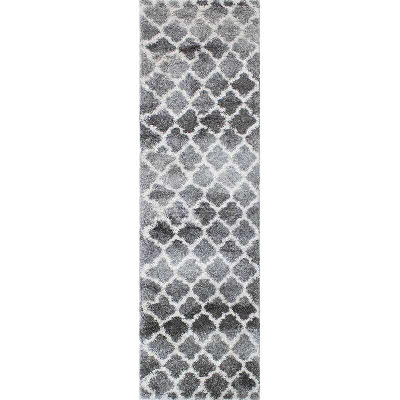 Noori Rug Lux Ava Trellis 2-Inch Shag Rug