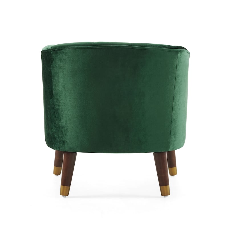 Roomfitters Modern Accent Chair with Wooden Legs, Upholstered Chairs, Stylish and Comfortable Design, for Living Room or Bedroom