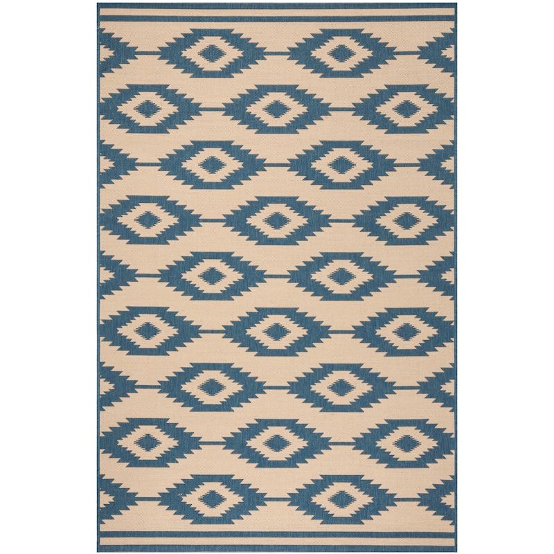 SAFAVIEH Linden Seda Indoor/ Outdoor Waterproof Patio Backyard Rug