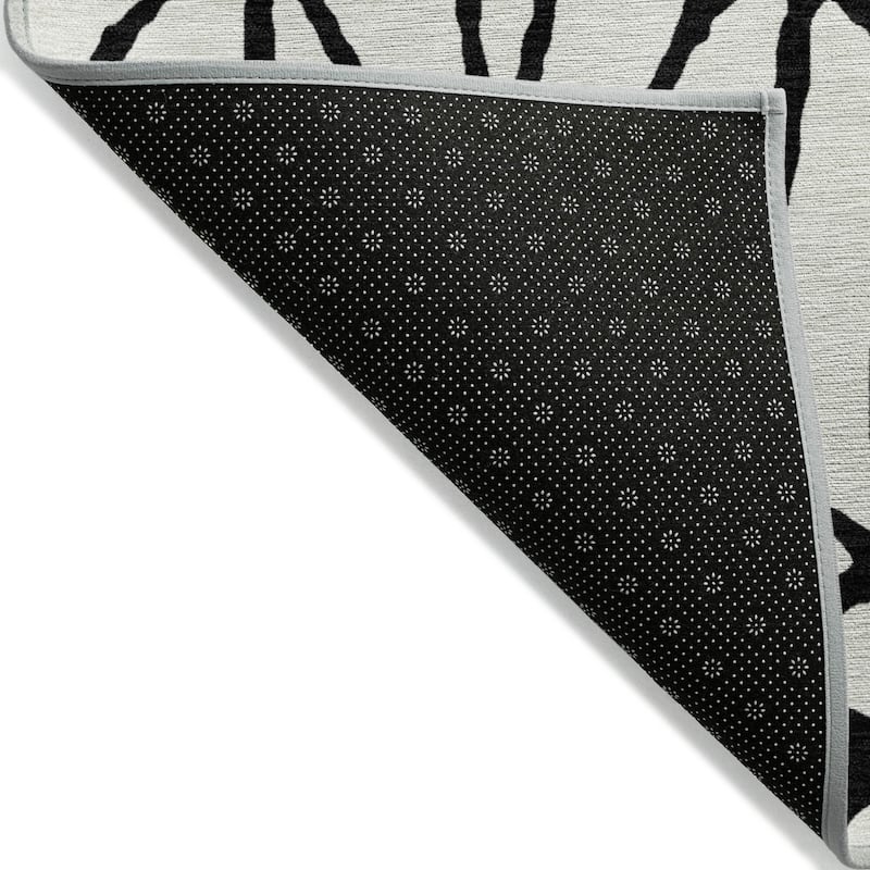 Machine Washable Indoor/ Outdoor Contemporary Chantille Rug