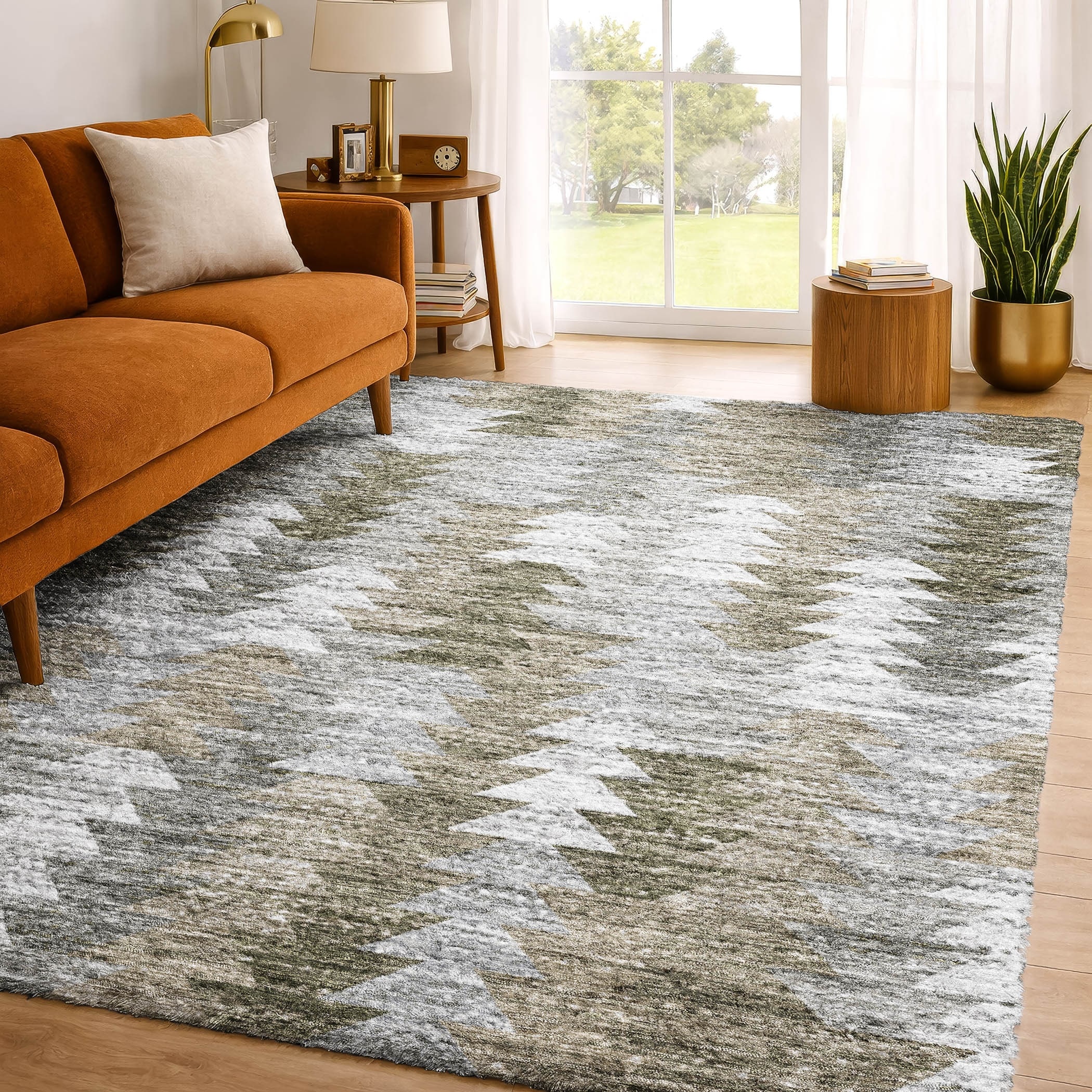 Premium Washable Super Soft Modern Andover Dream Shag Rug