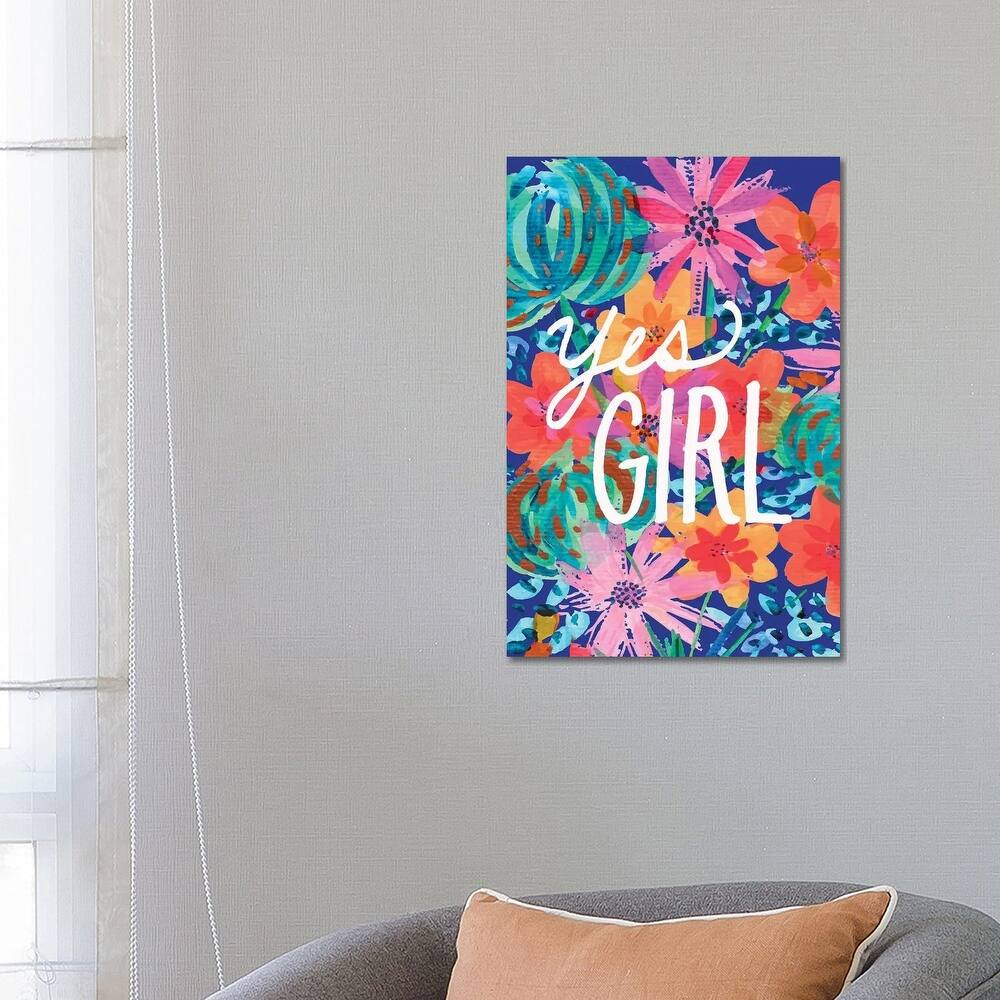 iCanvas "Yes Girl" by ETTAVEE Canvas Print