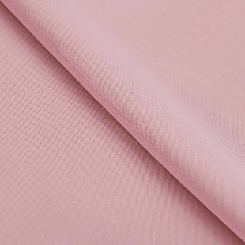 Superior Solid Machine Washable Room Darkening Curtains with Back Tabs, Set of 2