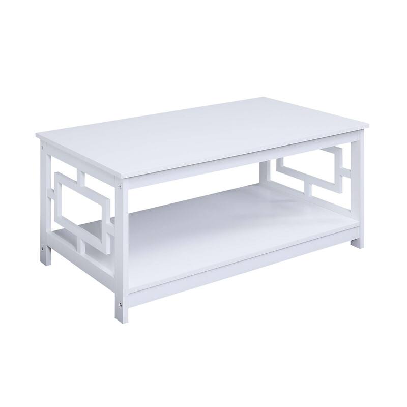 Convenience Concepts Town Square Coffee Table with Shelf