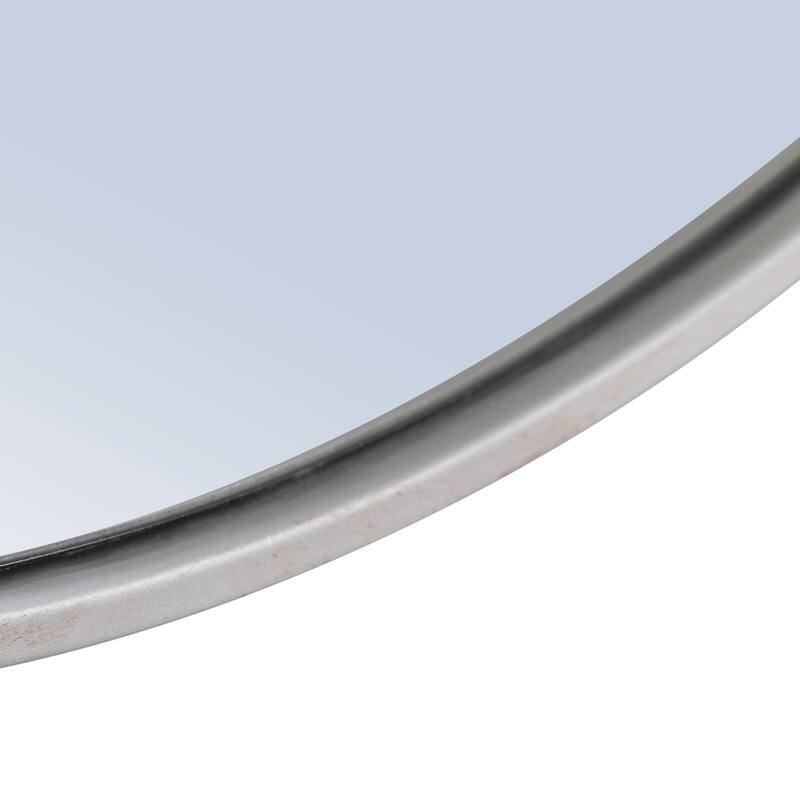 Strick & Bolton Prine 32-inch Metal Frame Round Mirror