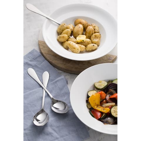 Select 18/0 2 Piece Serving Spoons Set Gift Box