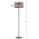 preview thumbnail 3 of 2, SAFAVIEH Collection Inspired by Disney's Live Action Film Aladdin-Mosiac 60" LED Floor Lamp - 15" x 15" x 59.7"