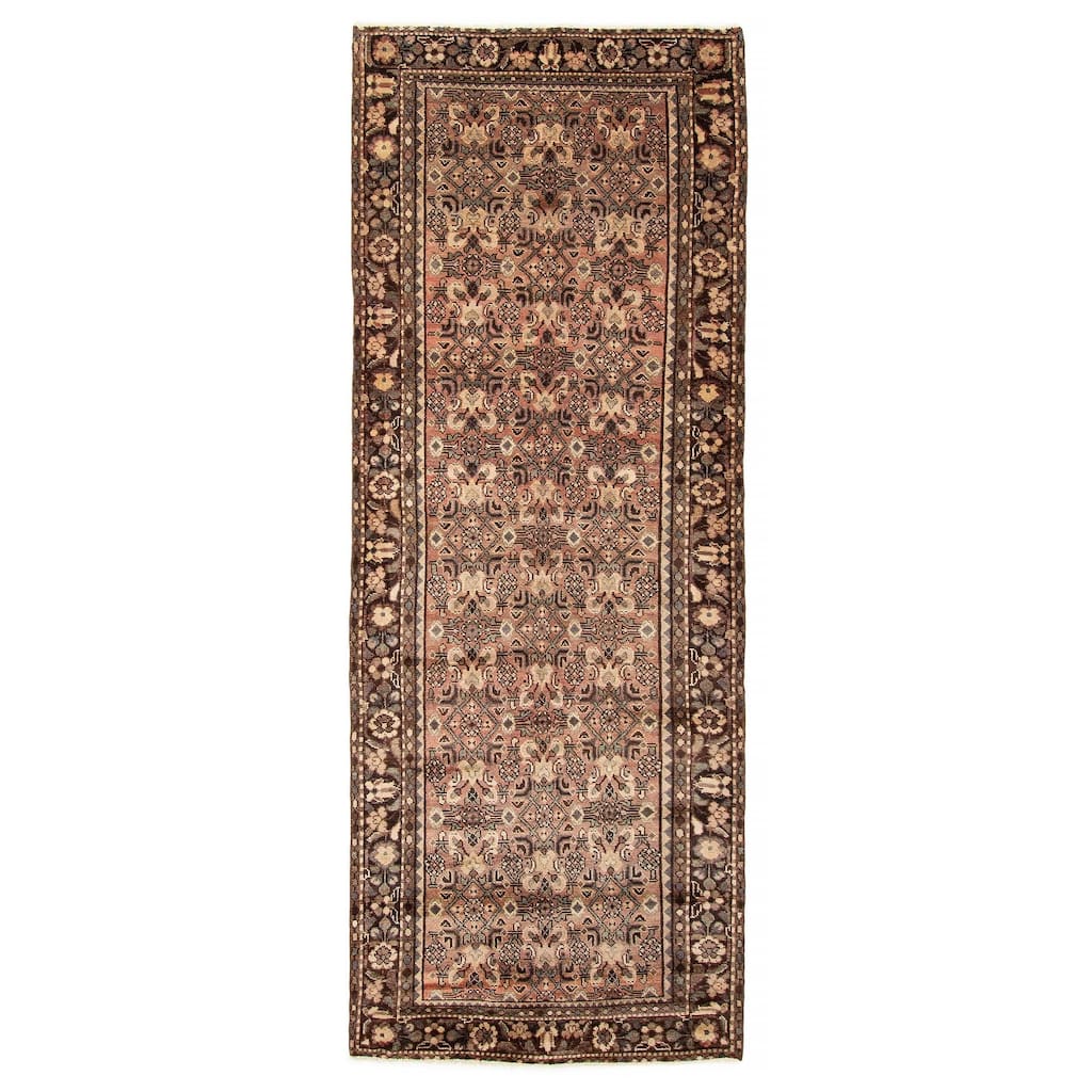 ECARPETGALLERY Hand-knotted Andelz Copper Wool Rug - 3'6 x 9'6