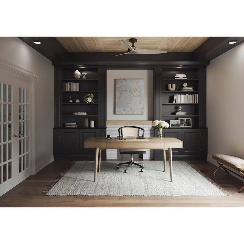 Intrinsic Collection 4" Adjustable Eyeball 5-CCT Black Recessed Trim - 5.71 in x 5.71 in x 3.217 in