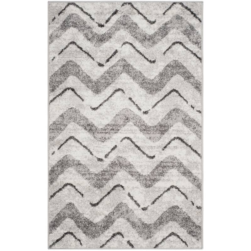 SAFAVIEH Adirondack Elfride Vintage Boho Oriental Rug - 3' x 5' - Silver/Charcoal