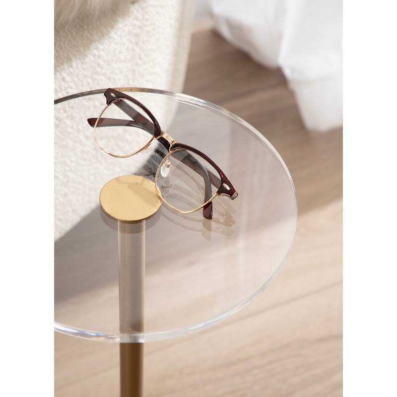 Kate and Laurel Acari Round Drink Table