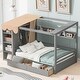 preview thumbnail 31 of 44, Full size House Bed with Two Drawers and Wardrobe