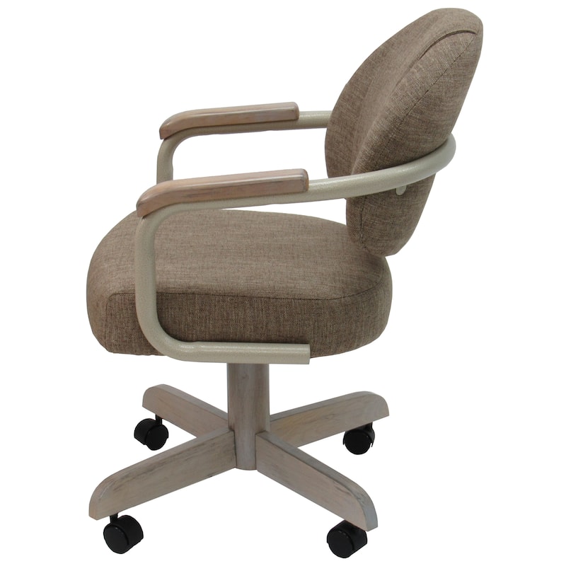 Swivel Tilt Kitchen Caster Chair with Wheels M-79 - 18 inch Seat