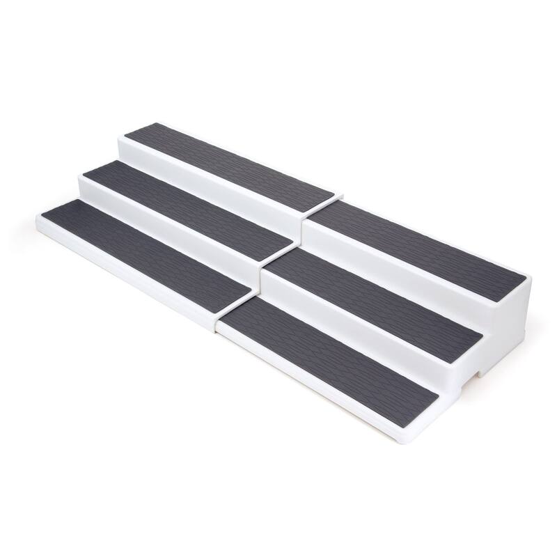 Copco Pro Expandable 3 Tier Cabinet Organizer - Expands from 14.8" to 26.3" - Expands from 14.8" to 26.3" - Gray