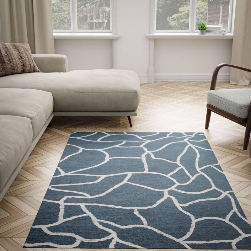 Alora Decor Weston Hand-tufted Abstract Wool Rug