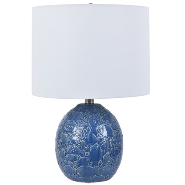 Blue fish lamp best sale