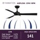 preview thumbnail 13 of 13, Fanimation Barlow 52 inch Indoor/Outdoor Black Ceiling Fan with LED CCT Select Light Kit and Remote