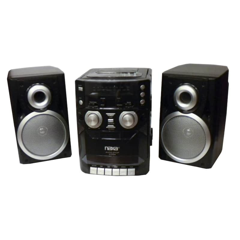 Naxa Portable CD Player with AM/FM Stereo Radio Cassette Player/Recorder - REFURBISHED