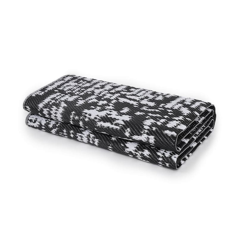 Beverly Rug Reversible Mats Plastic Outdoor Rug for Camping, Patio, Backyard, RV, Picnic, Deck