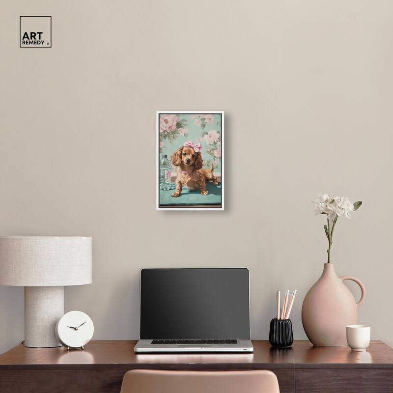 Doxxie Dainty Yoga Canvas by Art Remedy
