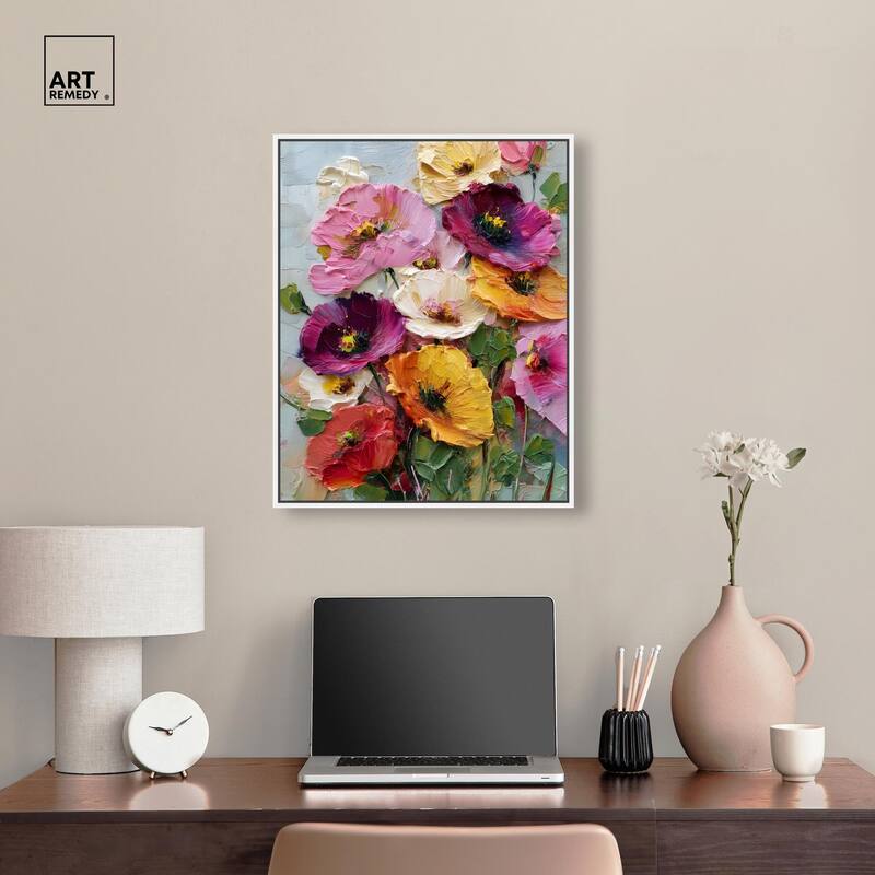 Floral Texture II Canvas by Art Remedy