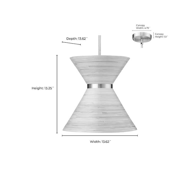 Millennium Lighting Jaycen 1 Light Pendant Fixture - 13.25 Inch