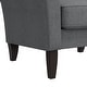 preview thumbnail 21 of 20, Alex Plush Low-Pile Velour Armchair with Flared Arms