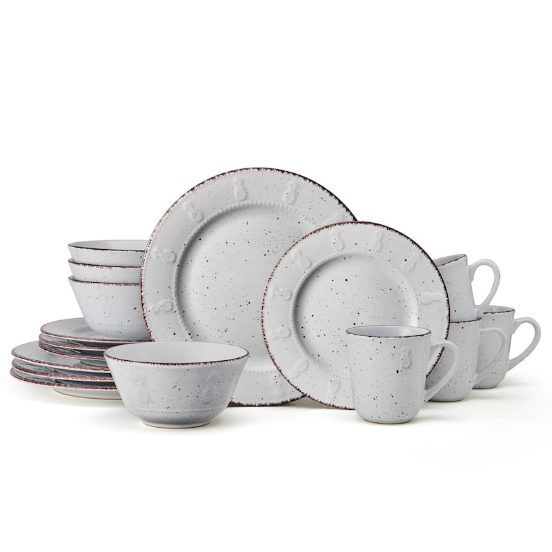 Pfaltzgraff Pineapple 16-Piece Dinnerware Set, Service for 4