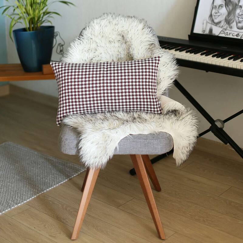 Boho-Chic Decorative Houndstooth Jacquard Pillow Covers