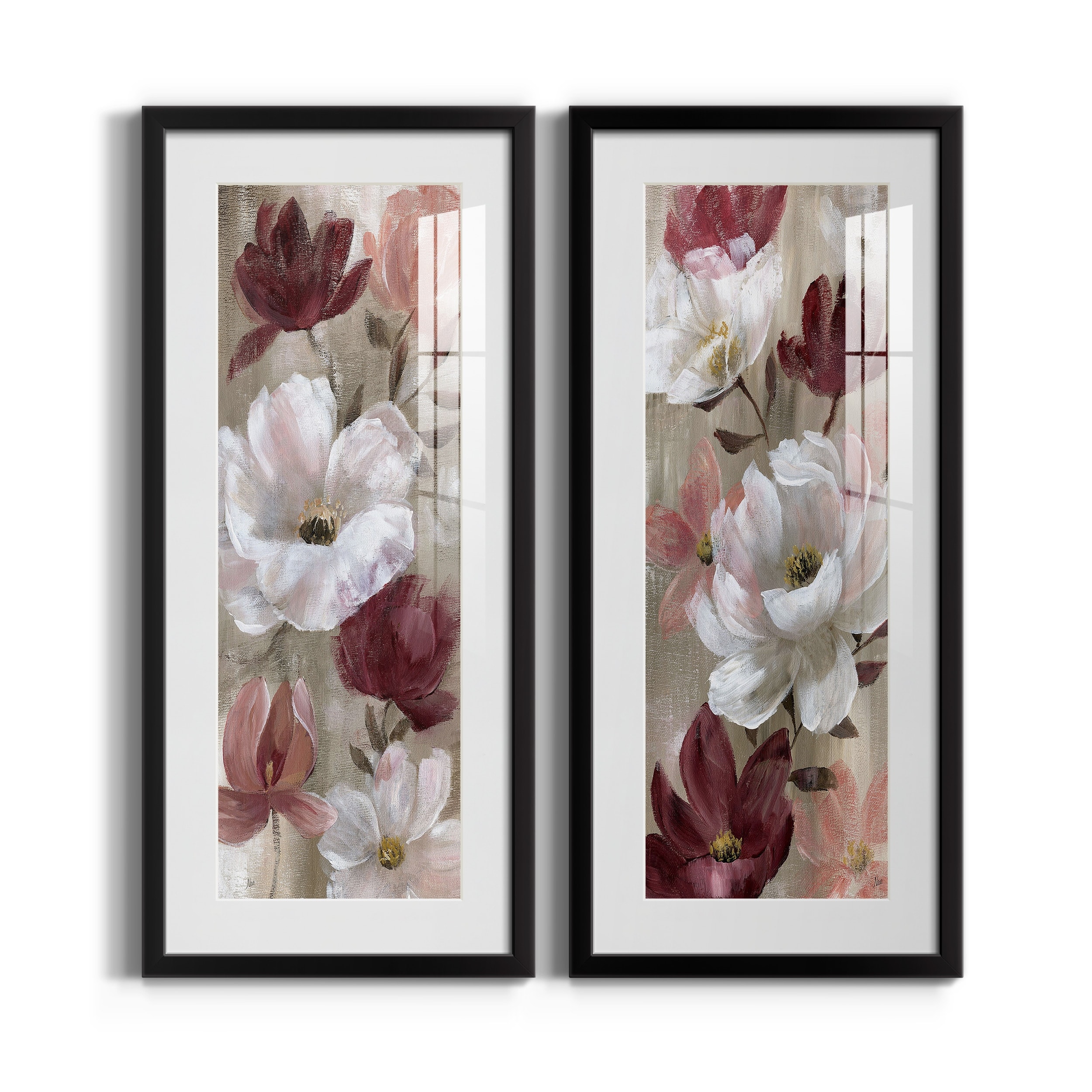 Transient Garden Reds I-Premium Gallery Framed Print - Ready to Hang